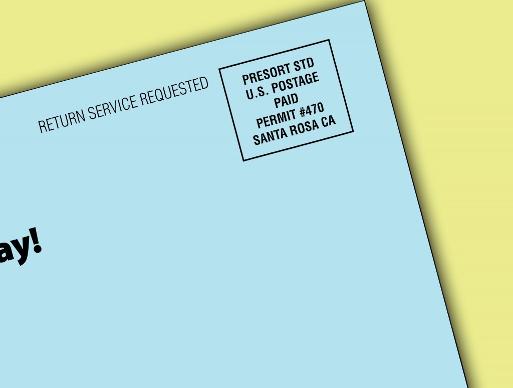 Return Service Requested Example